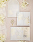 "Dona" - Faire-part de mariage chic, élégant et romantique avec dorure or - Wedding stationery - Création Luxe Carterie Studio