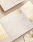 "Dona" - Faire-part de mariage chic, élégant et romantique avec dorure or - Wedding stationery - Création Luxe Carterie Studio