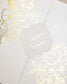 "Dona" - Faire-part de mariage chic, élégant et romantique avec dorure or - Wedding stationery - Création Luxe Carterie Studio