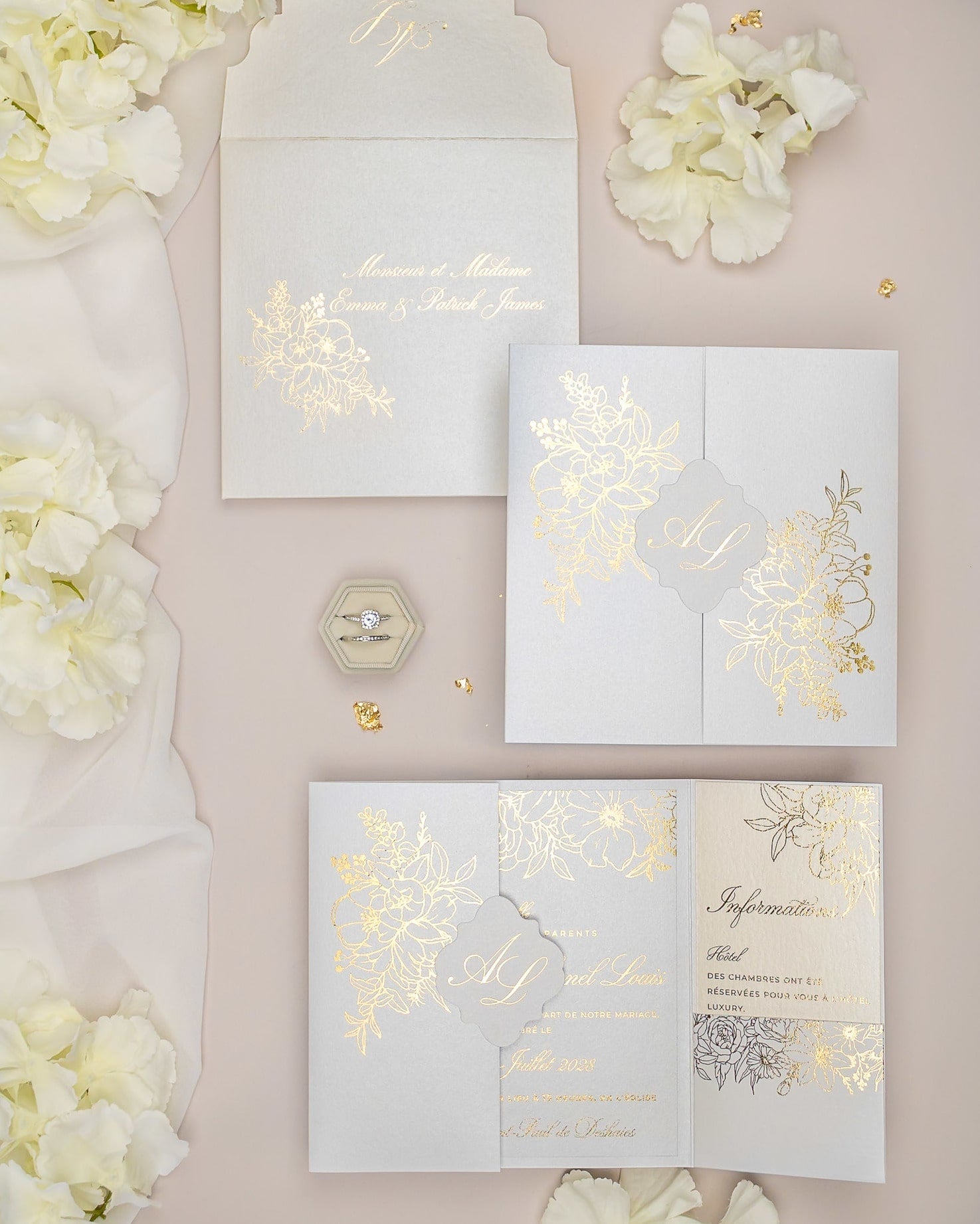 Dona - Echantillon - Faire - part - Luxe Carterie Studio