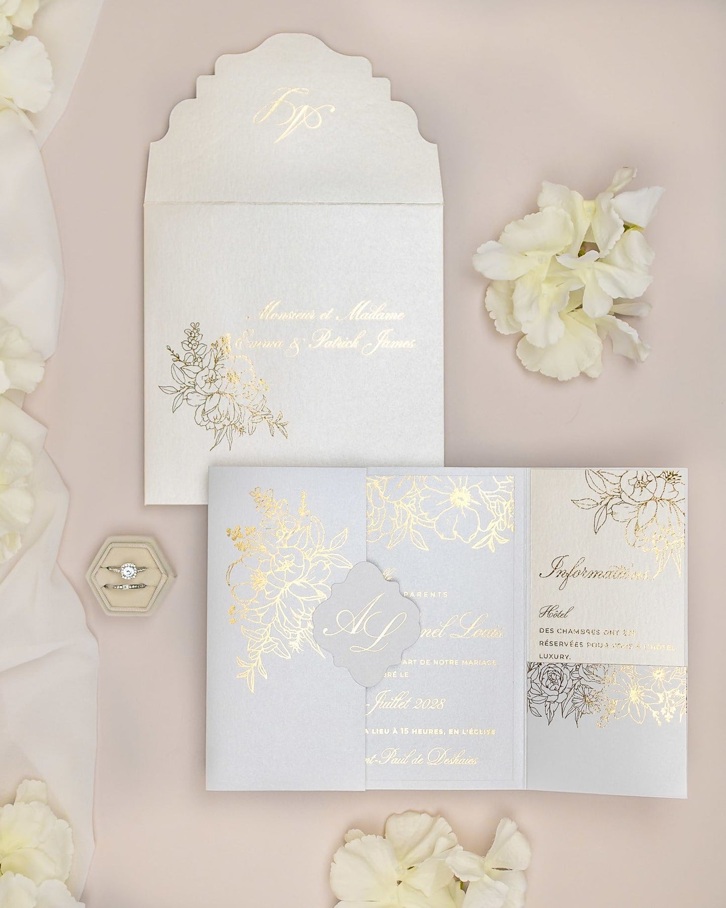 Dona - Echantillon - Faire - part - Luxe Carterie Studio
