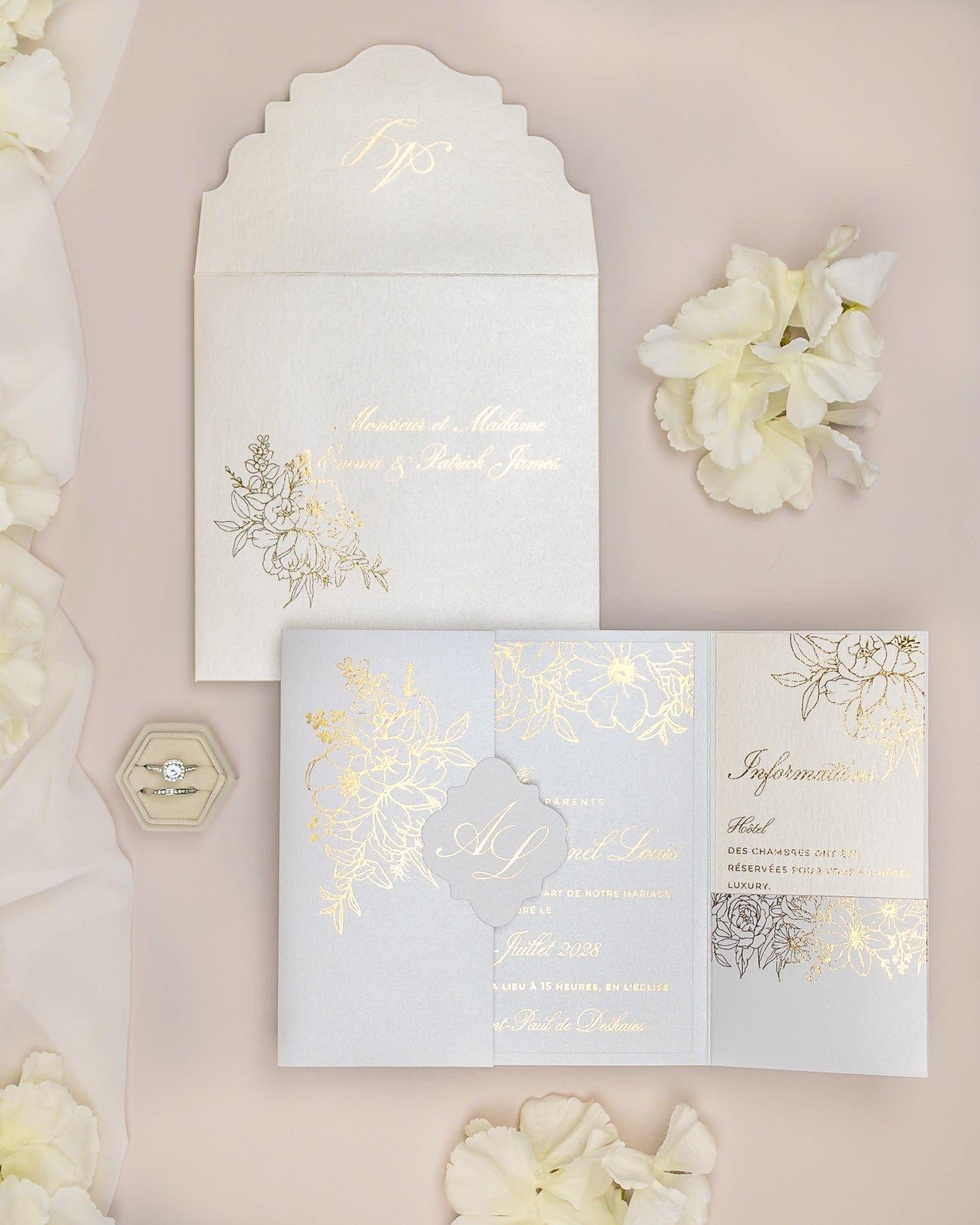Dona - Echantillon - Faire - part - Luxe Carterie Studio