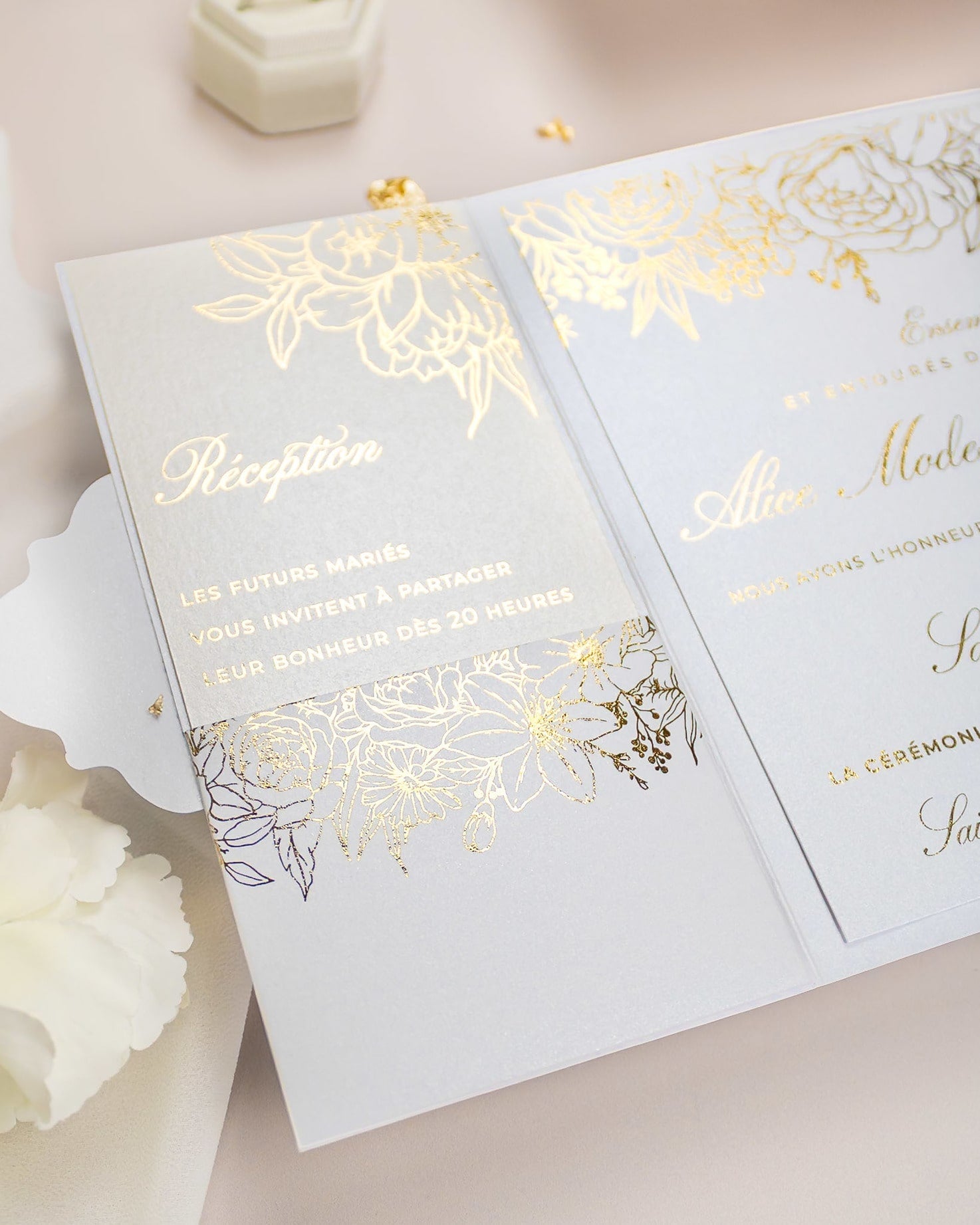 Dona - Echantillon - Faire - part - Luxe Carterie Studio