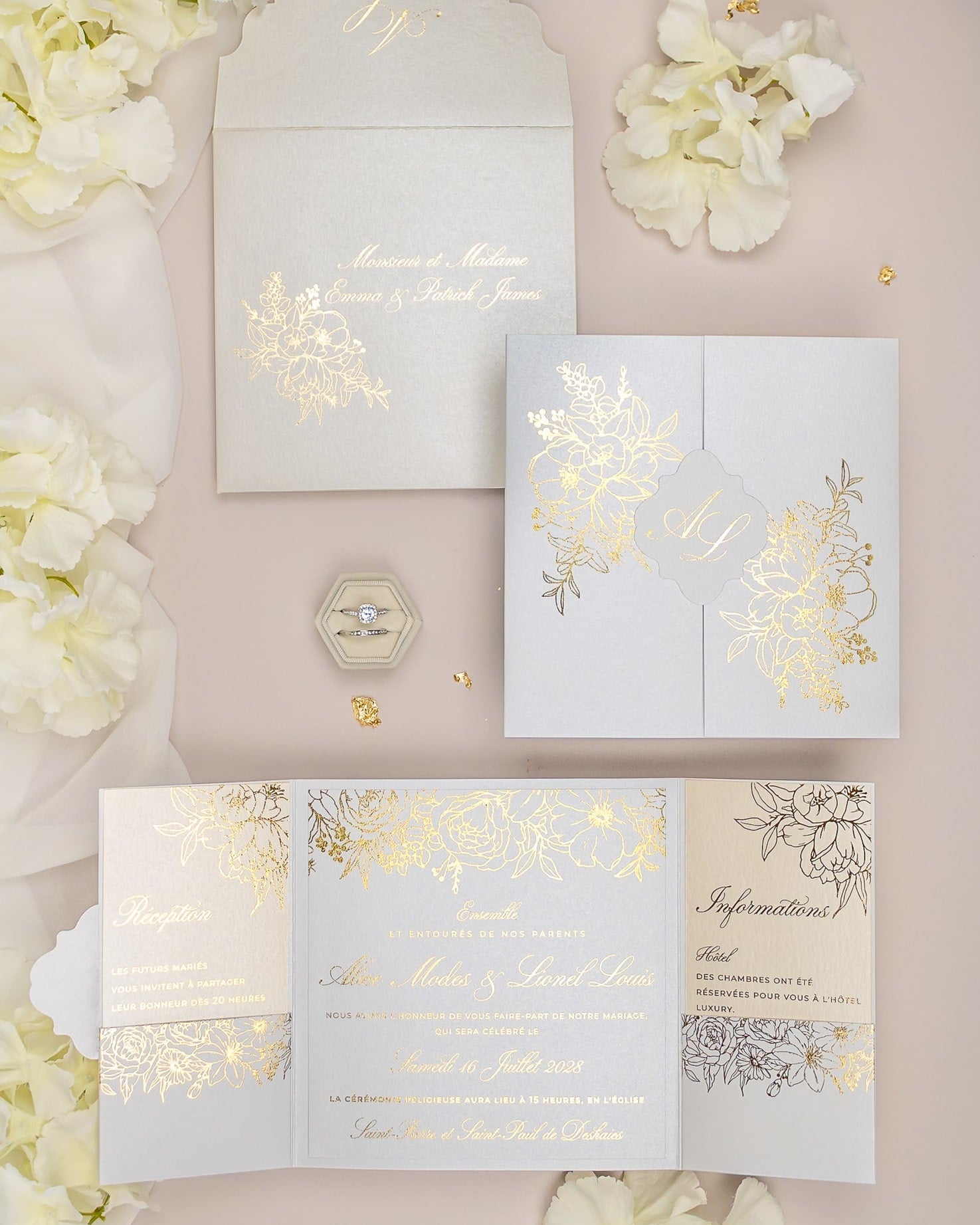 Dona - Echantillon - Faire - part - Luxe Carterie Studio