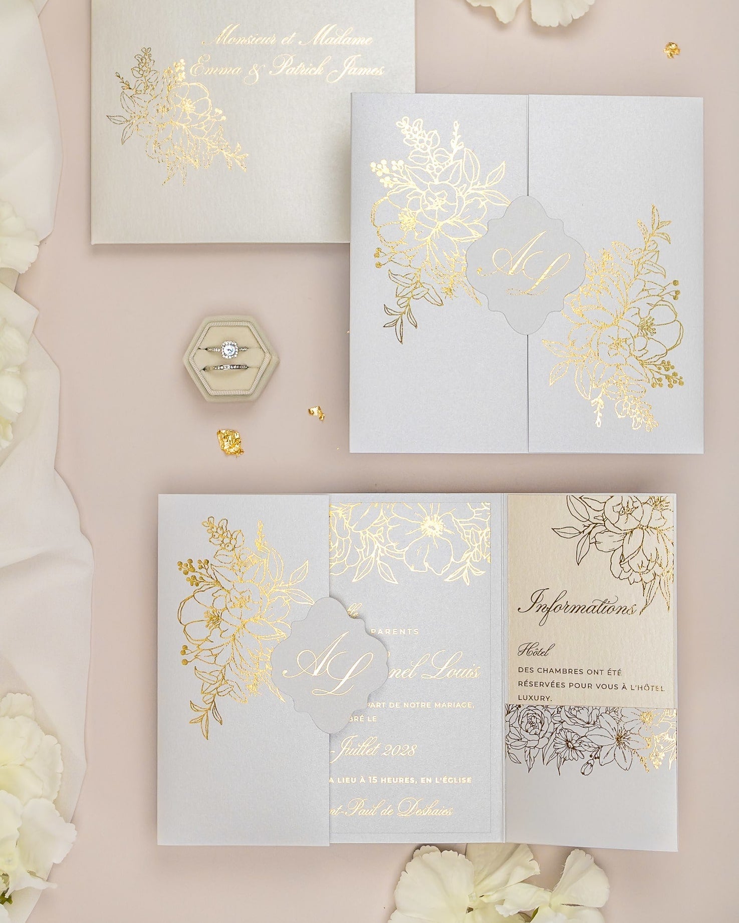 Dona - Echantillon - Faire - part - Luxe Carterie Studio
