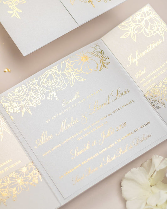 Dona - Echantillon - Faire - part - Luxe Carterie Studio