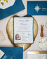 "Donya - Passeport" - Faire-part de mariage passeport, wedding destination, chic, original et romantique avec dorure or - Création Luxe Carterie Studio