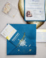 "Donya - Passeport" - Faire-part de mariage passeport, wedding destination, chic, original et romantique avec dorure or - Création Luxe Carterie Studio