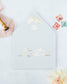 DOUCEUR - Enveloppe épaisse Initiales - Enveloppe - 12 cm x 16.5 cm - Luxe Carterie Studio