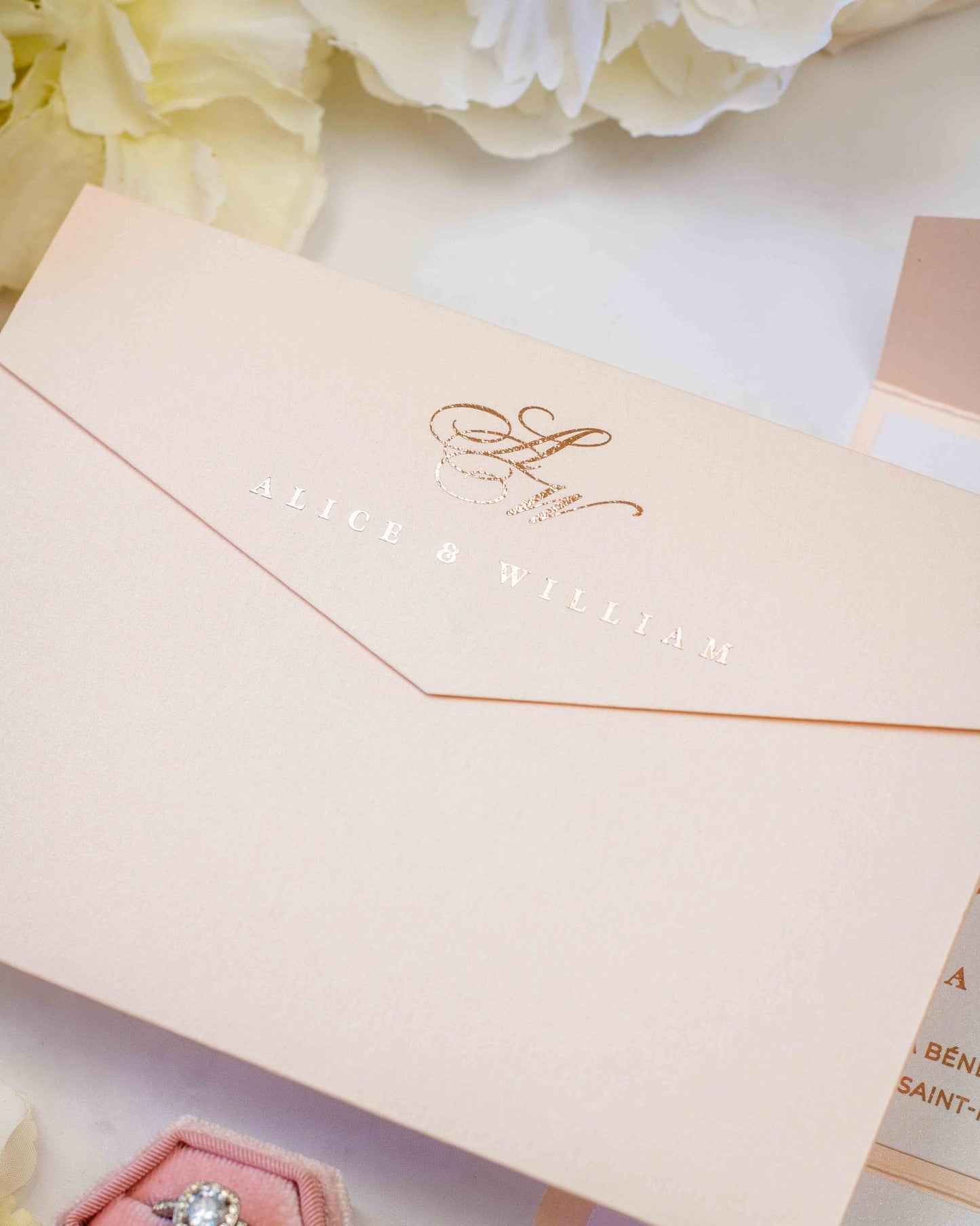 Ebony - Echantillon - Faire - part - Luxe Carterie Studio
