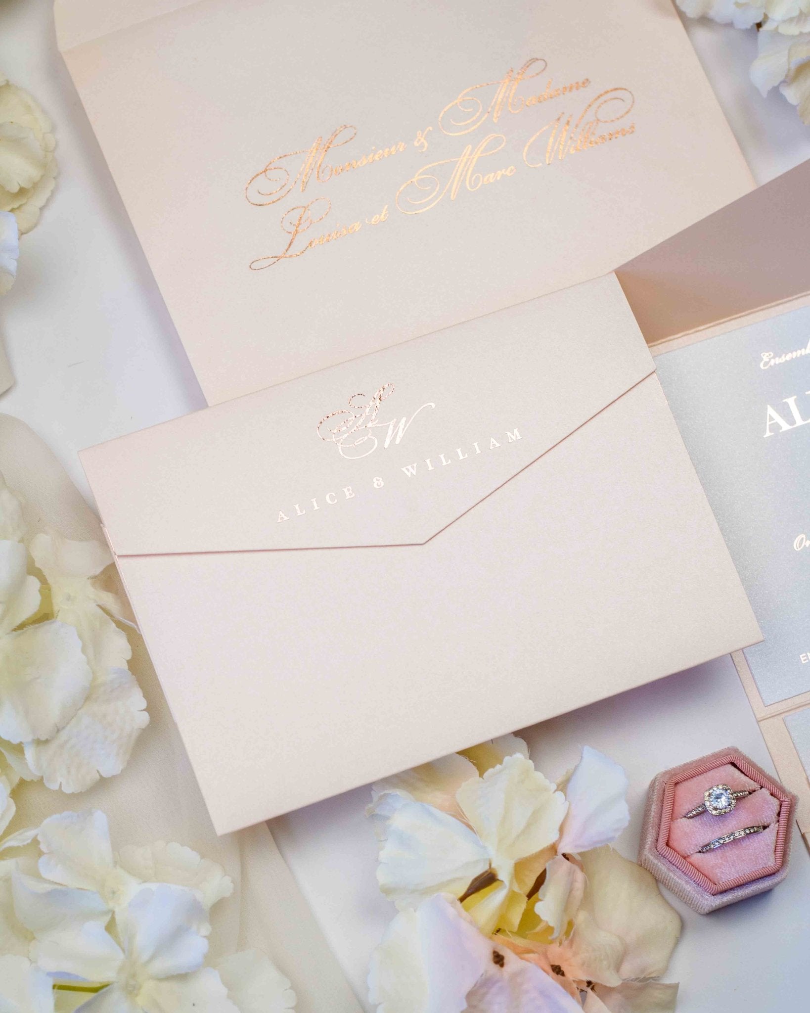 Ebony - Echantillon - Faire - part - Luxe Carterie Studio