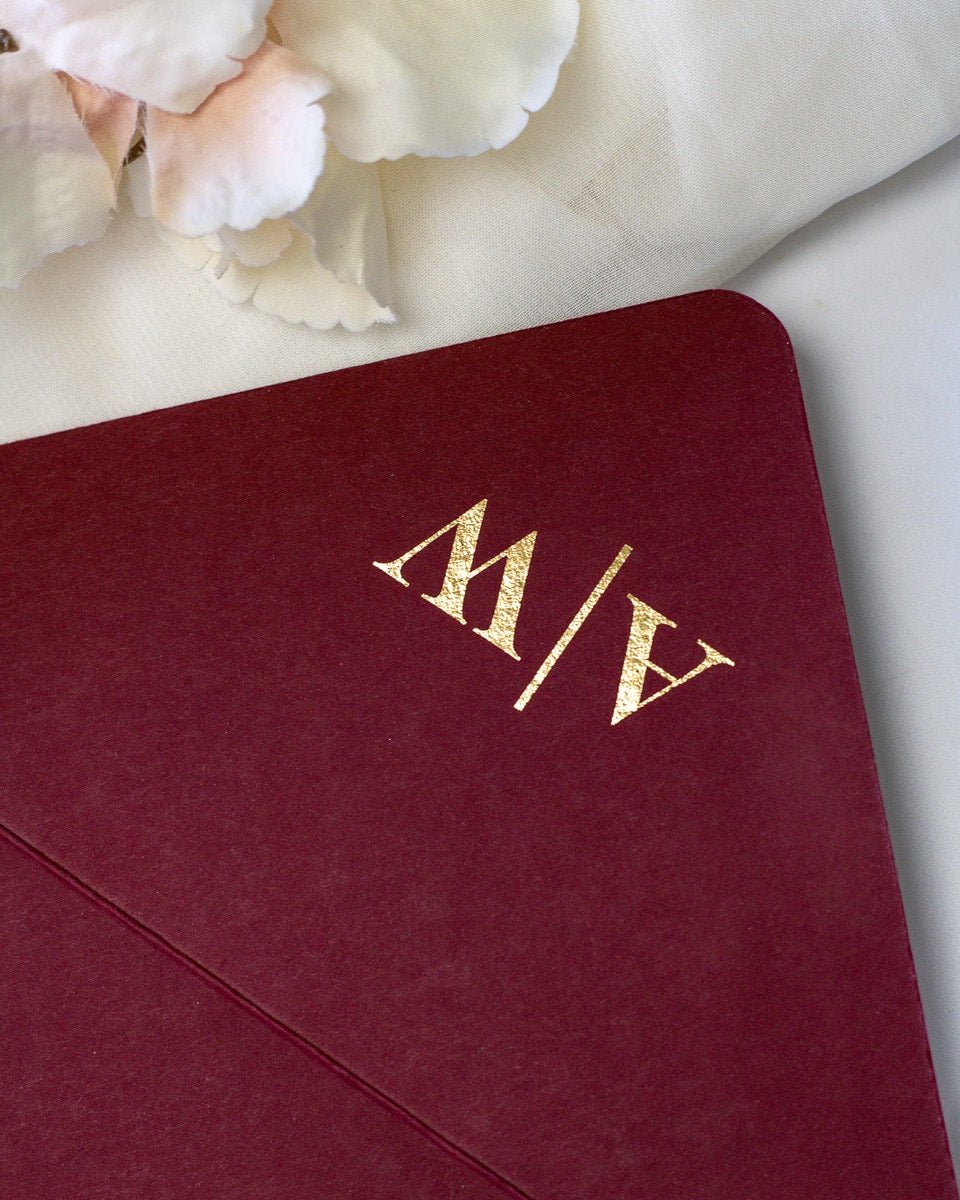 Ecrin - Faire - part - Sans enveloppe - Luxe Carterie Studio