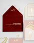 "Ecrin" - Faire-part de mariage moderne, chic et élégant avec dorure or – Wedding stationery - Création Luxe Carterie Studio