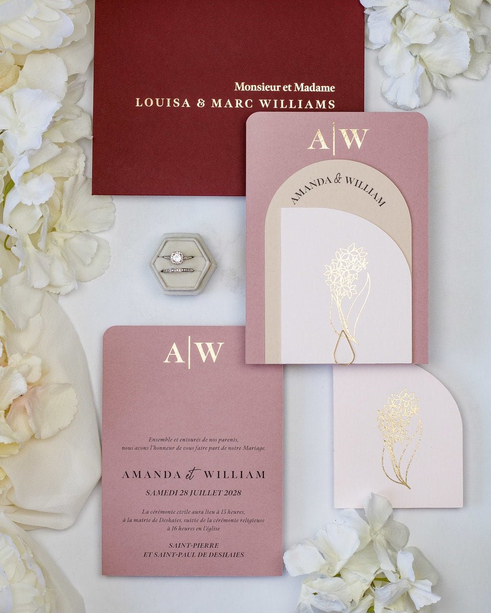 Ecrin - Echantillon - Faire - part - Luxe Carterie Studio