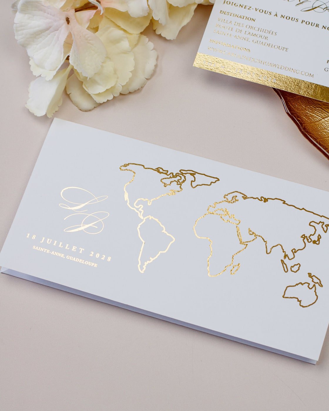 Eda - Passeport - Echantillon - Faire - part - Luxe Carterie Studio