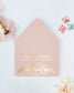 ELANCEA - Enveloppe épaisse avec Dorure - Enveloppe - 12 cm x 16.5 cm - Luxe Carterie Studio