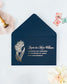 ELANZA - Enveloppe épaisse avec Dorure - Enveloppe - 12 cm x 16.5 cm - Luxe Carterie Studio