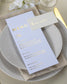 Ella - menu & marque - place - Menu - Luxe Carterie Studio