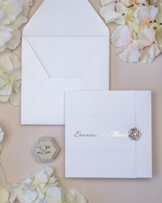 Ellen - Faire - part - Faire - part seul - Sans enveloppe - Luxe Carterie Studio