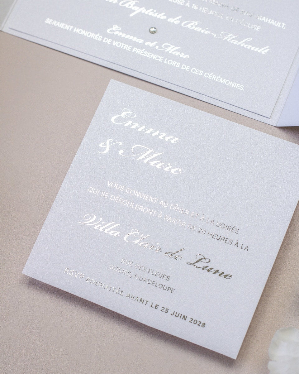 Ellen - Echantillon - Faire - part - Luxe Carterie Studio