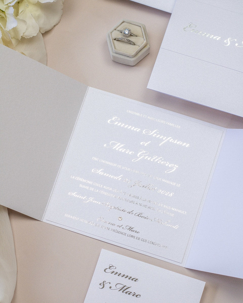 Ellen - Echantillon - Faire - part - Luxe Carterie Studio