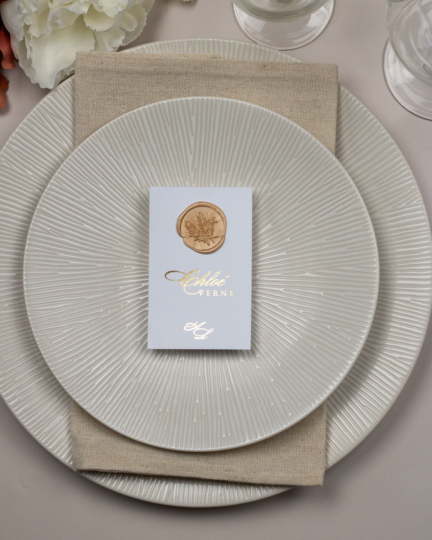 Ely - Marque - place - Marque - place - Luxe Carterie Studio