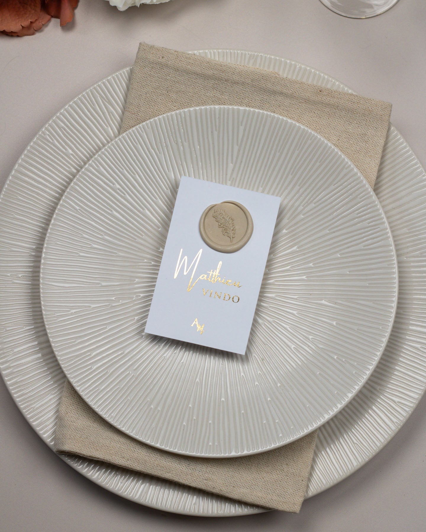 Ely - Marque - place - Marque - place - Luxe Carterie Studio