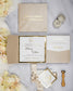 "Emilie" - Faire-part de mariage chic, élégant et romantique avec dorure or - Wedding stationery - Création Luxe Carterie Studio