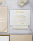"Emilie" - Faire-part de mariage chic, élégant et romantique avec dorure or - Wedding stationery - Création Luxe Carterie Studio