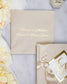 "Emilie" - Faire-part de mariage chic, élégant et romantique avec dorure or - Wedding stationery - Création Luxe Carterie Studio