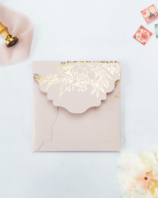 MUSE - Enveloppe épaisse avec Dorure