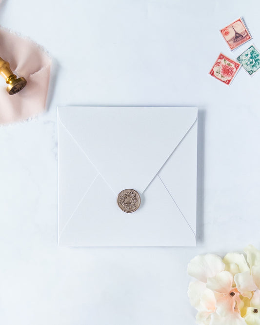 HALO - Enveloppe épaisse avec Cachet de cire