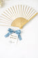 Etiquette Lara - pour Eventail (éventail non inclus) - Cadeaux d'invités - Luxe Carterie Studio