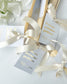 Etiquette Louisa - pour Eventail (éventail non inclus) - Cadeaux d'invités - Luxe Carterie Studio