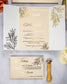 "Eva" - Faire-part de mariage chic, élégant et romantique avec dorure or - Wedding stationery - Création Luxe Carterie Studio