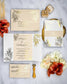 "Eva" - Faire-part de mariage chic, élégant et romantique avec dorure or - Wedding stationery - Création Luxe Carterie Studio