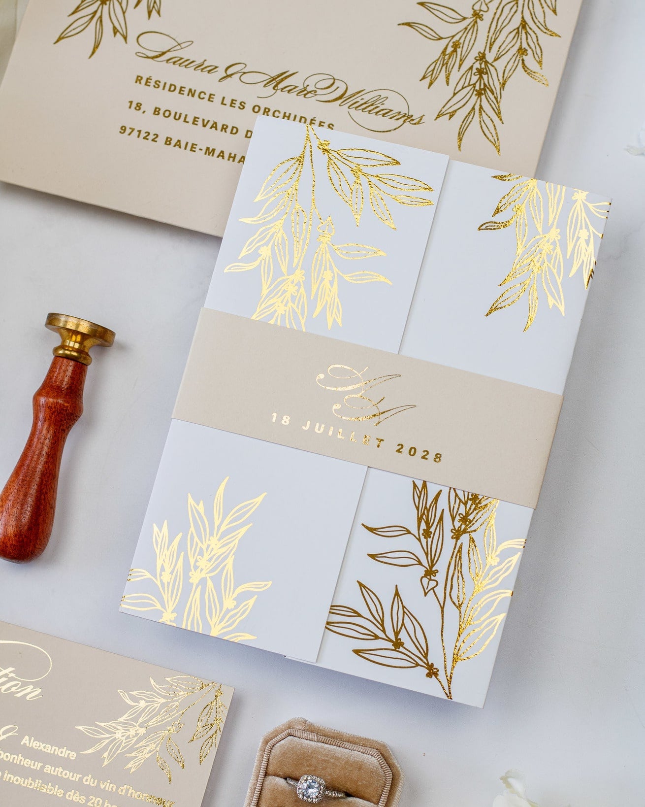 Eva - Echantillon - Faire - part - Luxe Carterie Studio