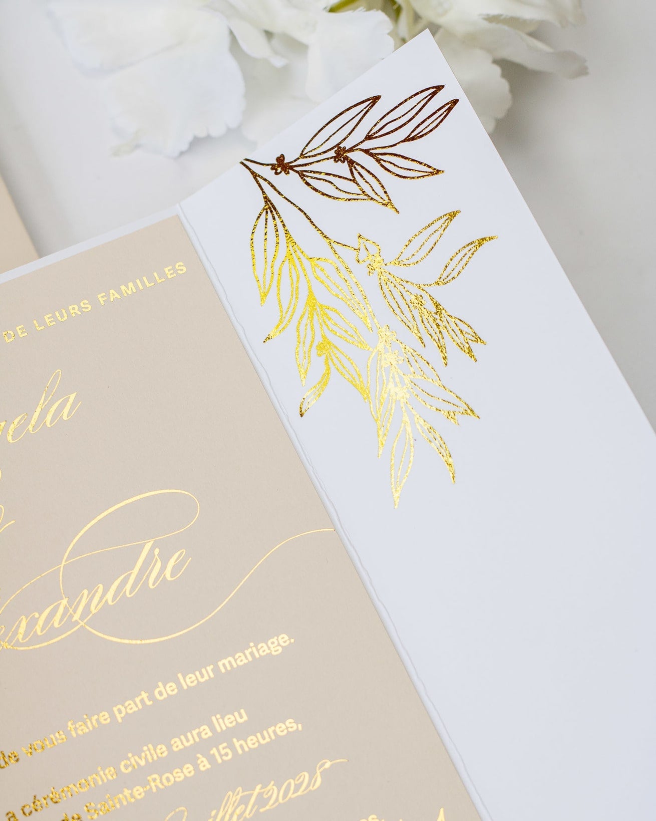 Eva - Echantillon - Faire - part - Luxe Carterie Studio