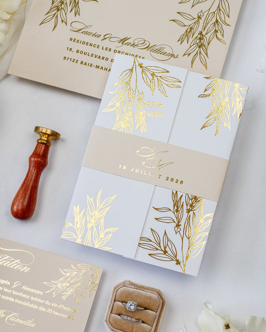 Eva - Echantillon - Faire - part - Luxe Carterie Studio