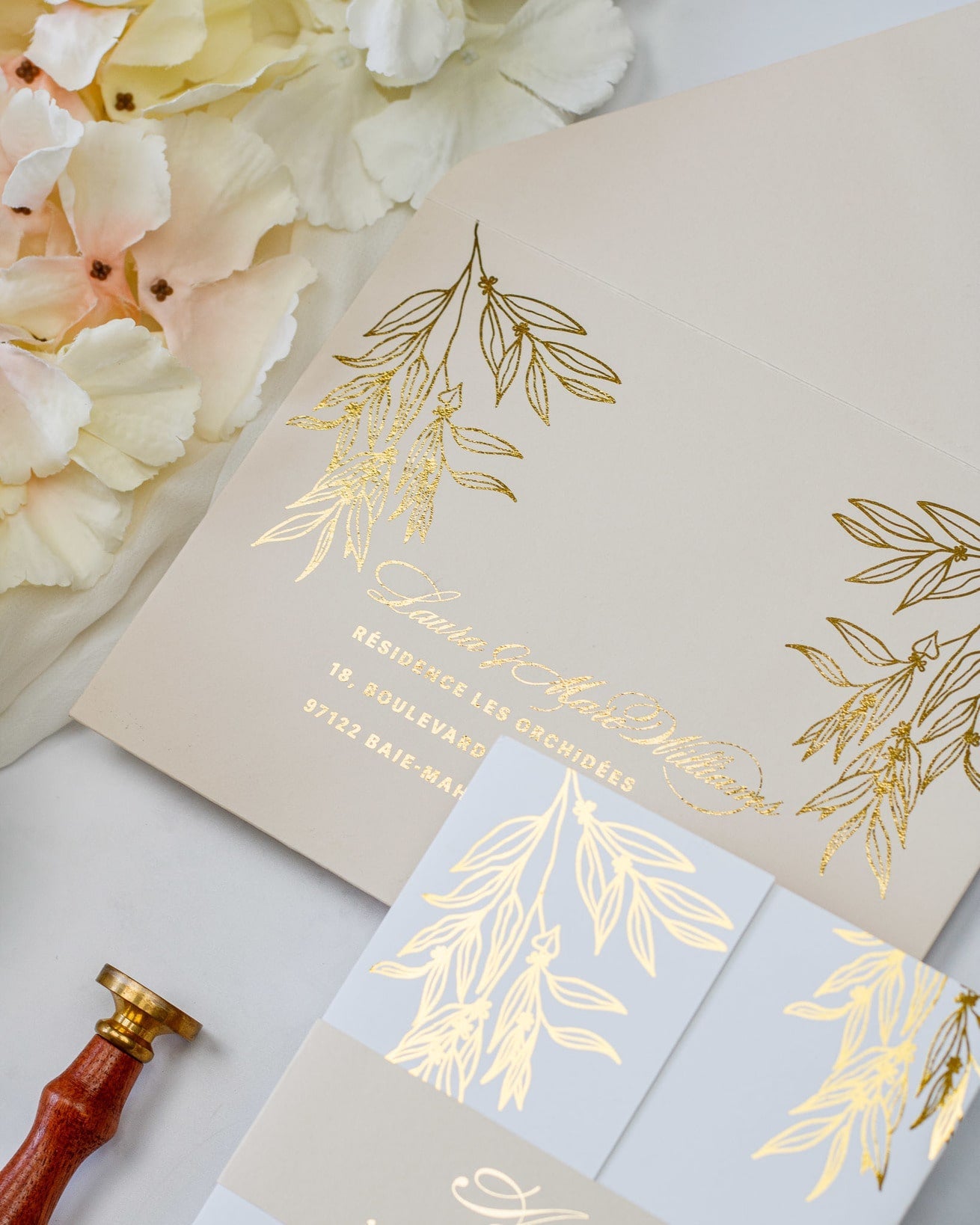 Eva - Echantillon - Faire - part - Luxe Carterie Studio