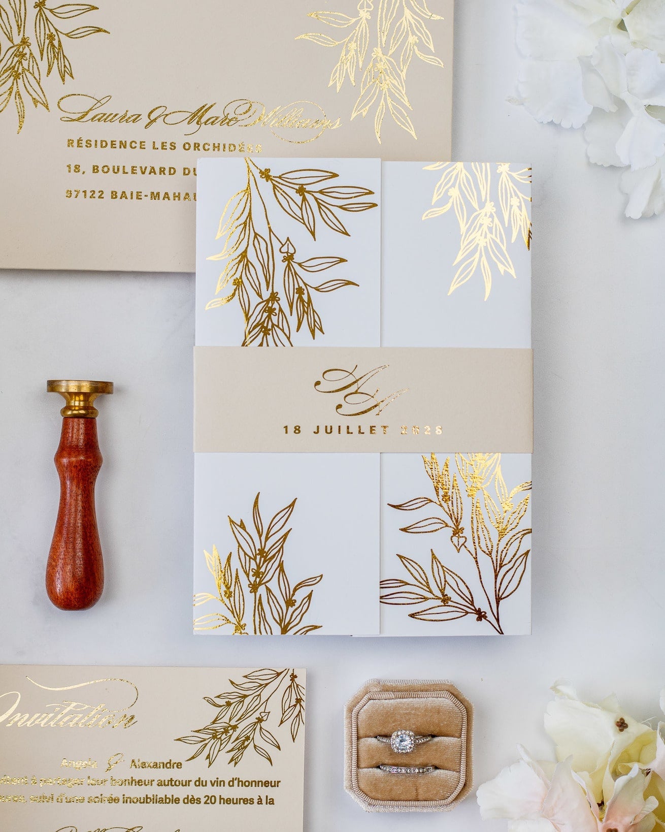 Eva - Echantillon - Faire - part - Luxe Carterie Studio