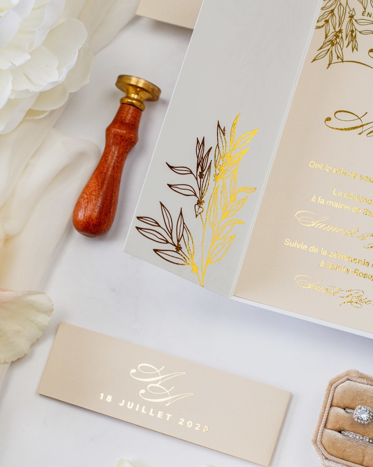 Eva - Echantillon - Faire - part - Luxe Carterie Studio