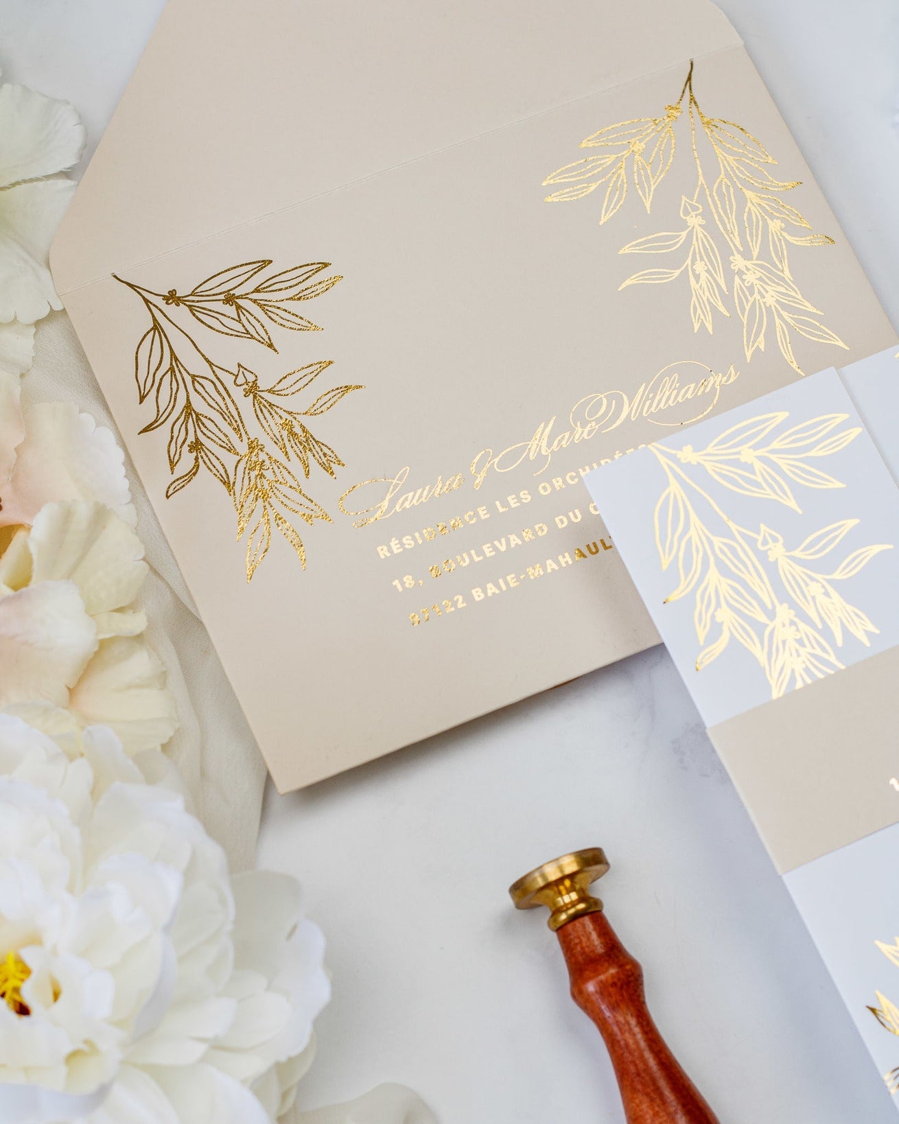 Eva - Echantillon - Faire - part - Luxe Carterie Studio