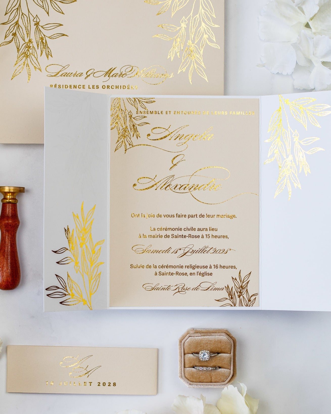Eva - Echantillon - Faire - part - Luxe Carterie Studio