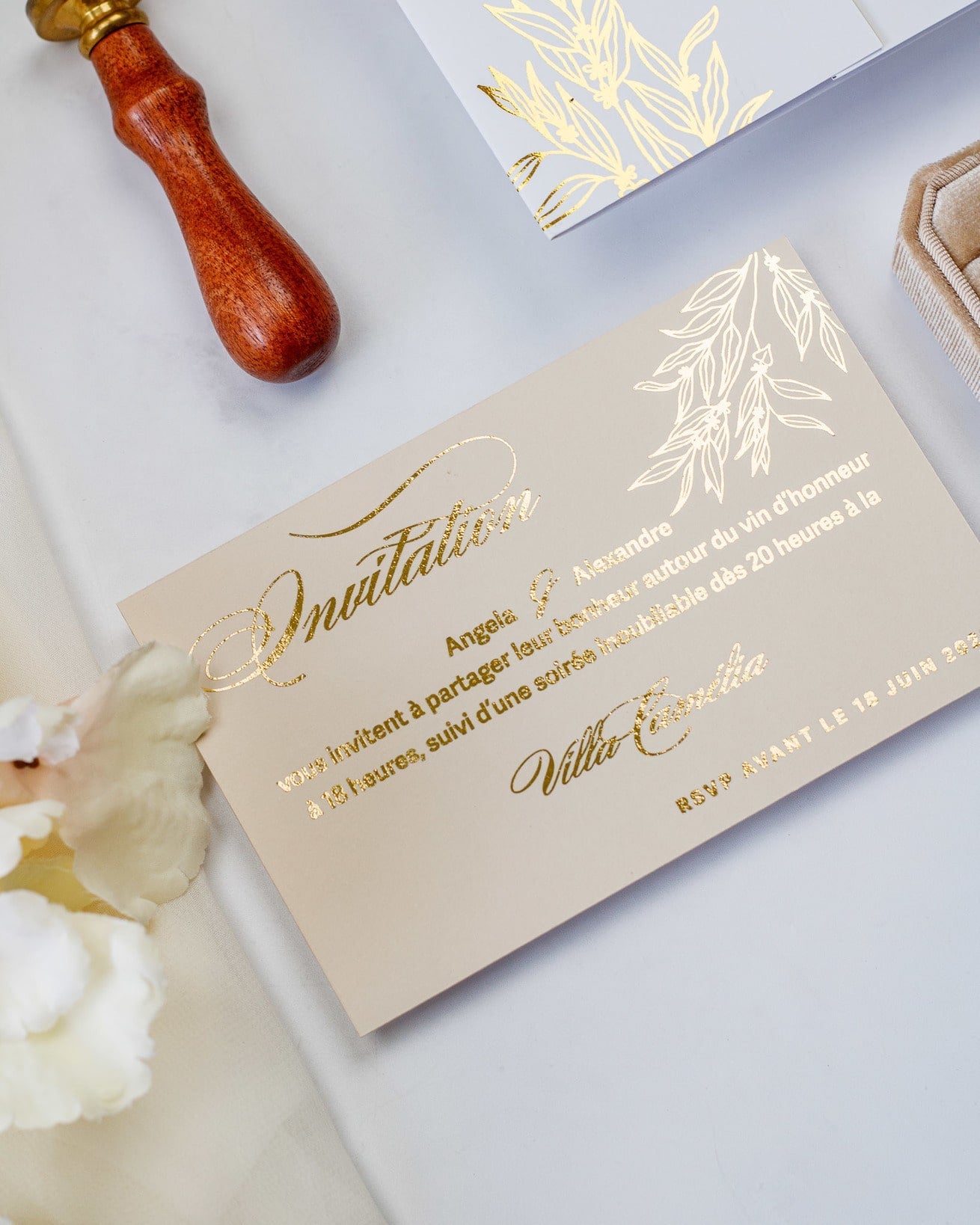 Eva - Echantillon - Faire - part - Luxe Carterie Studio