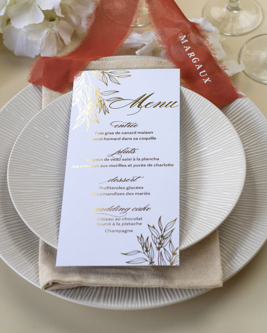 Eva - Menu - Menu - Luxe Carterie Studio
