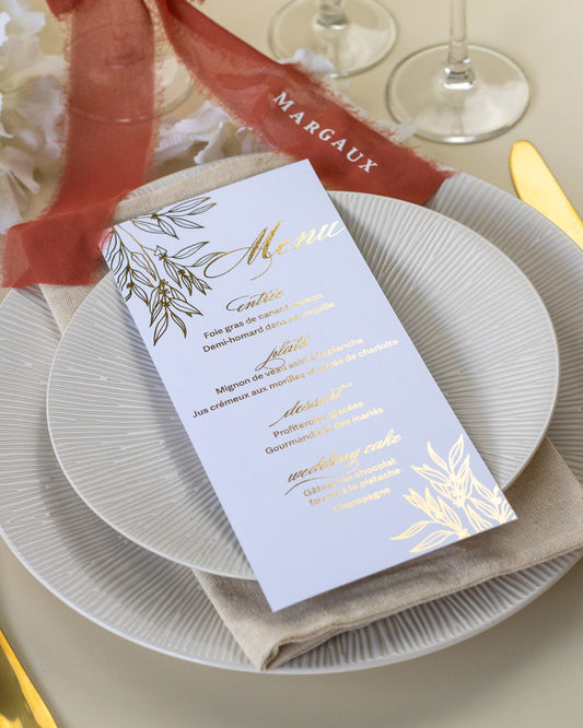 Eva - Menu - Menu - Luxe Carterie Studio
