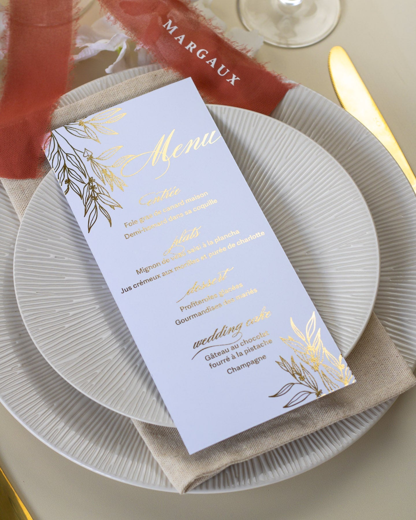 Eva - Menu - Menu - Luxe Carterie Studio