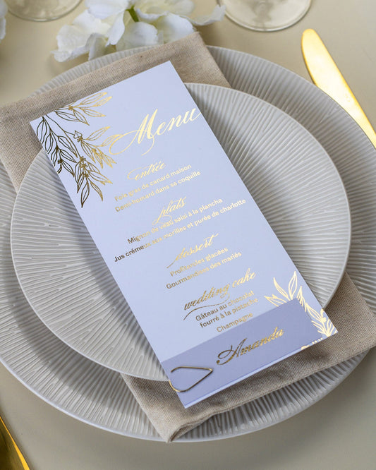 Eva - menu & marque - place - Menu - Luxe Carterie Studio