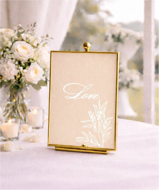 Eva - Nom de table - Nom de table - Luxe Carterie Studio